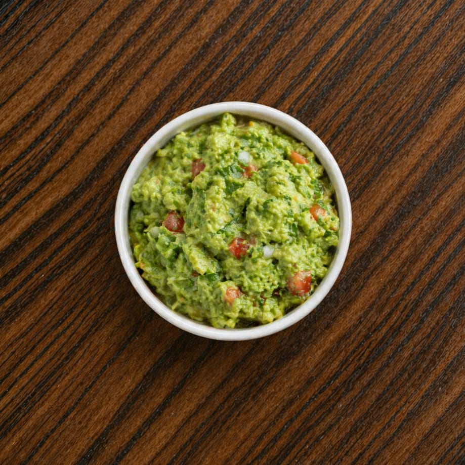 Guacamole tradicional.