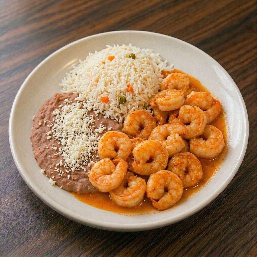 Camarones rancheros.